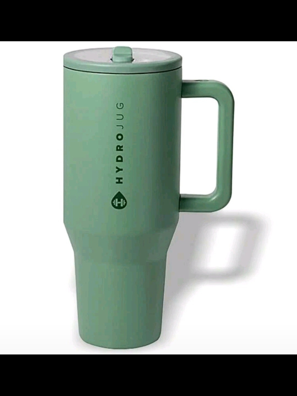 HydroJug Mint Green Insulated Mug with Handle